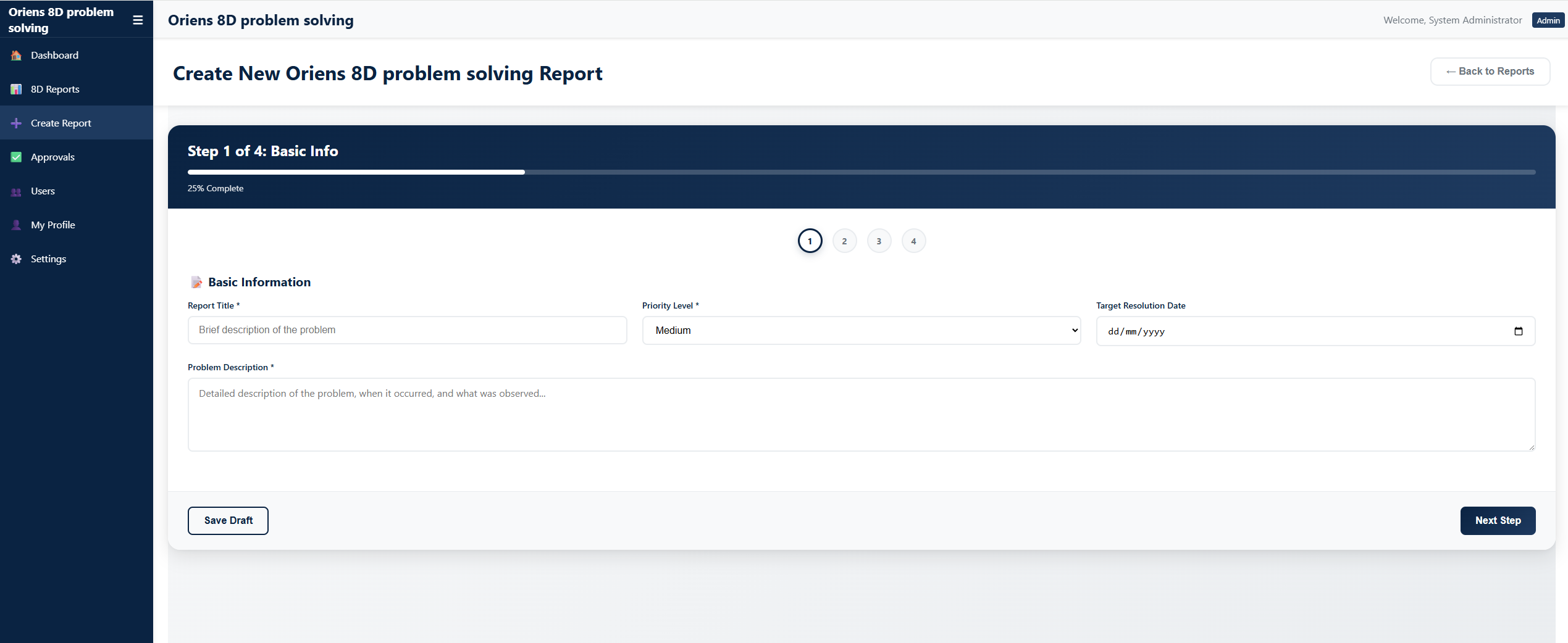 Create 8D Report